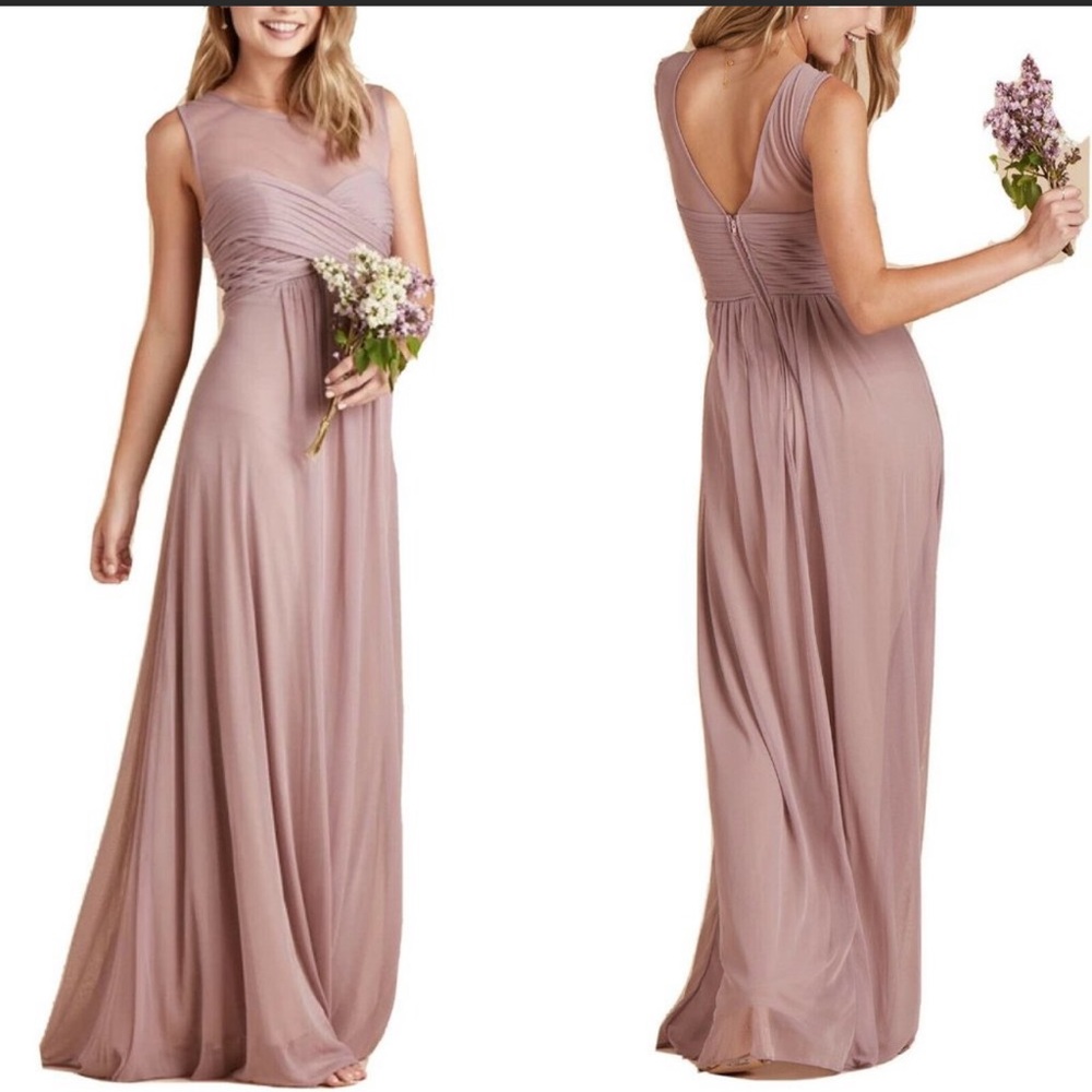 Birdie Grey mauve bridesmaid dress